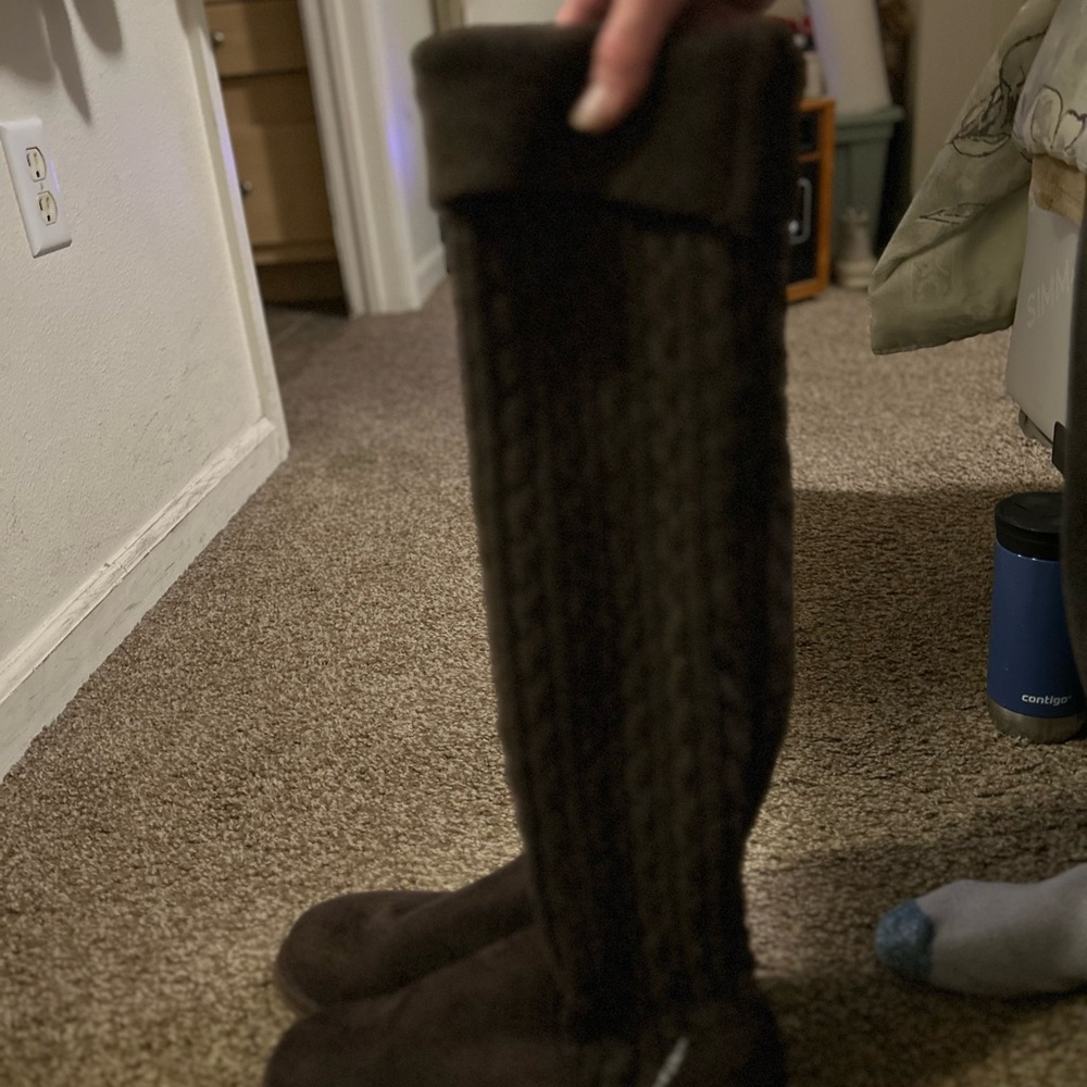Brown Knee-High Boots